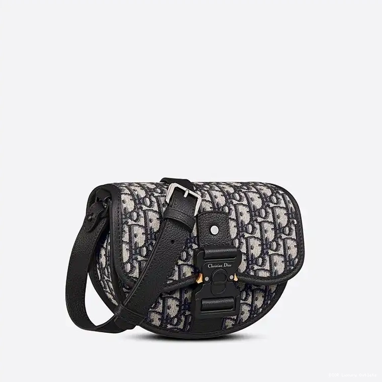 Cheap Motif Gallop Messenger Blue Canvas Oblique Dior 0628 Luxury